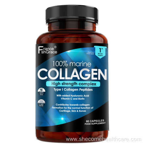 marine collagen hair nail support marine collagen capsules